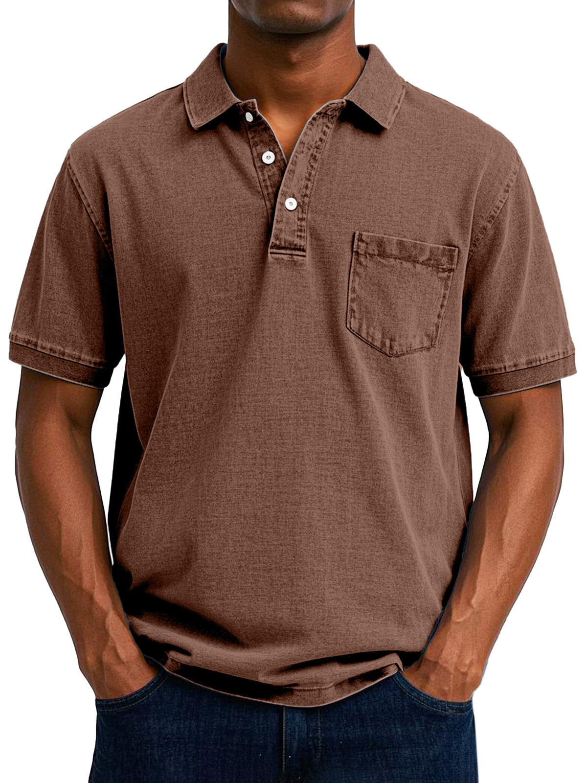 Nowak™ | Vintage casual polo dla mężczyzn