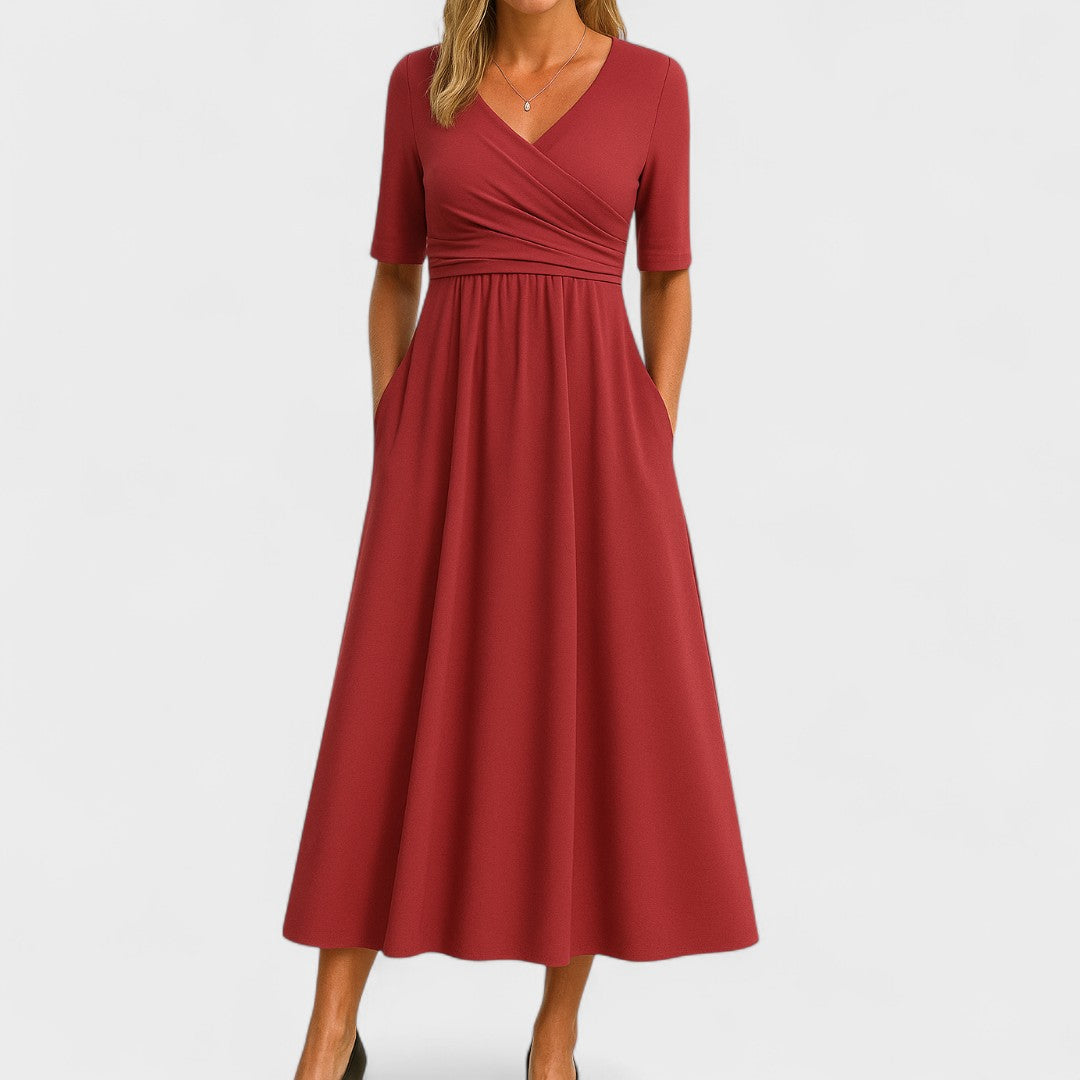 Nowak™ | Elegancka sukienka midi na każdą okazję