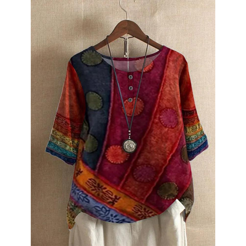 Nowak™ | Kolorowa boho bluzka