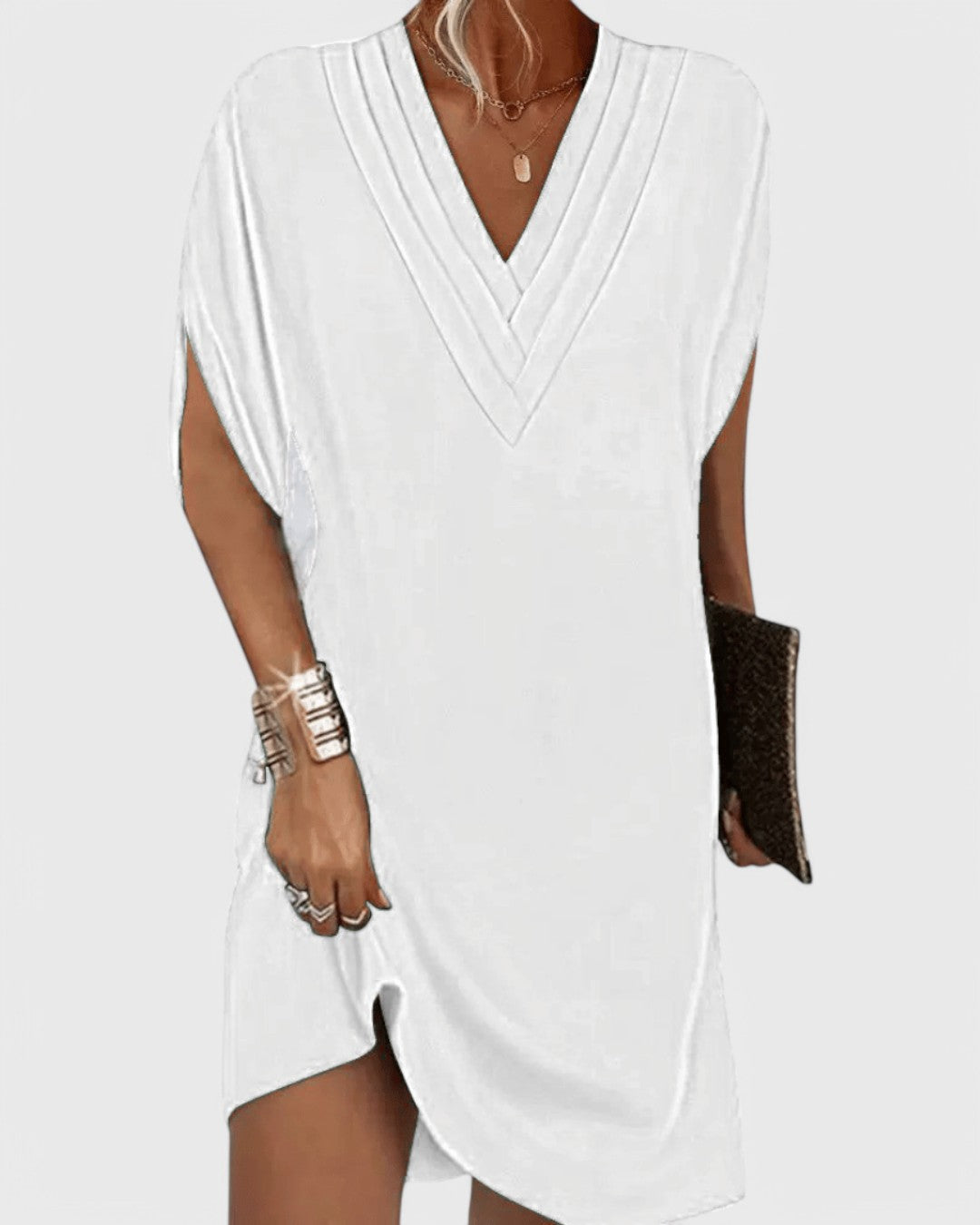 Nowak™ | Elegancka sukienka o korzystnym kroju