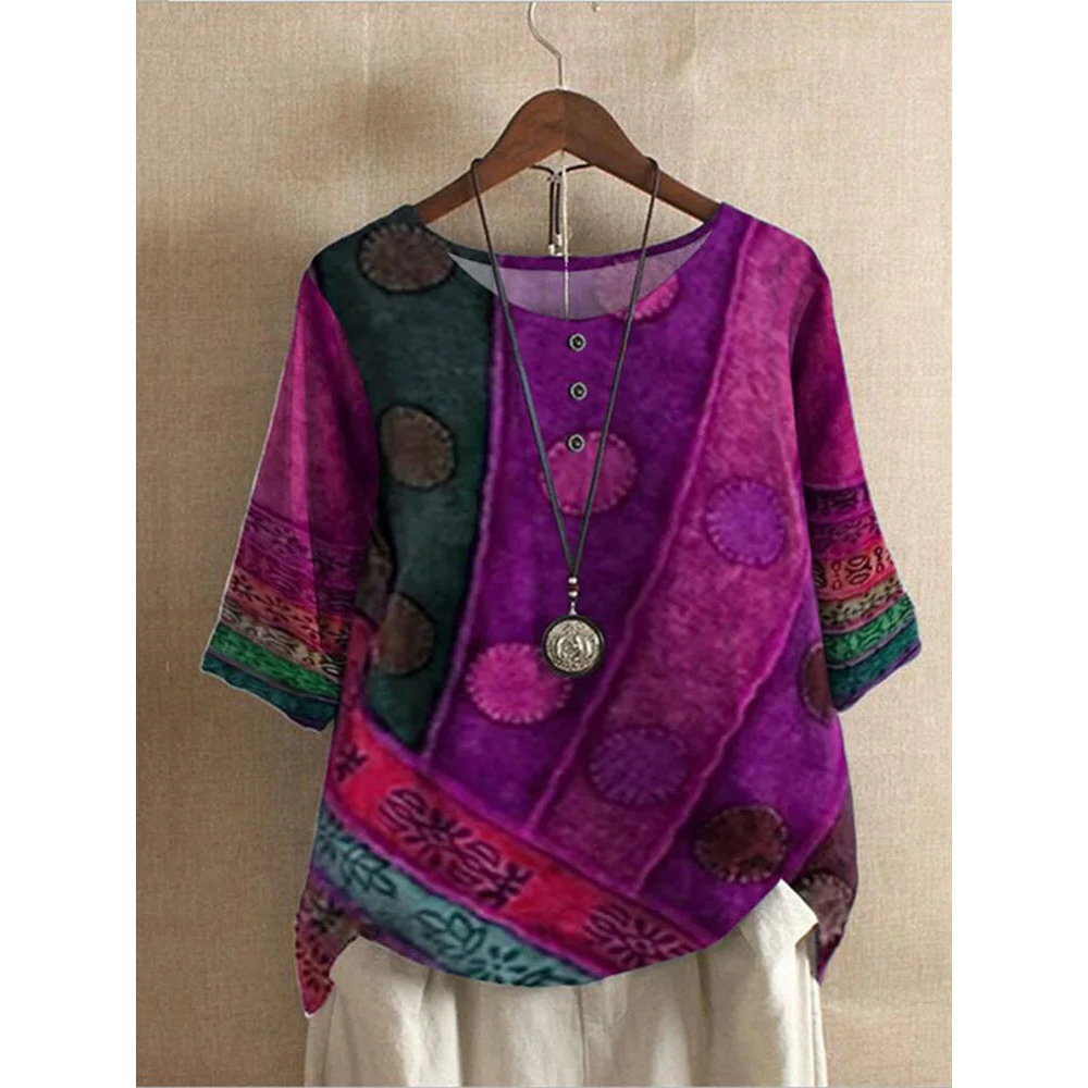 Nowak™ | Kolorowa boho bluzka