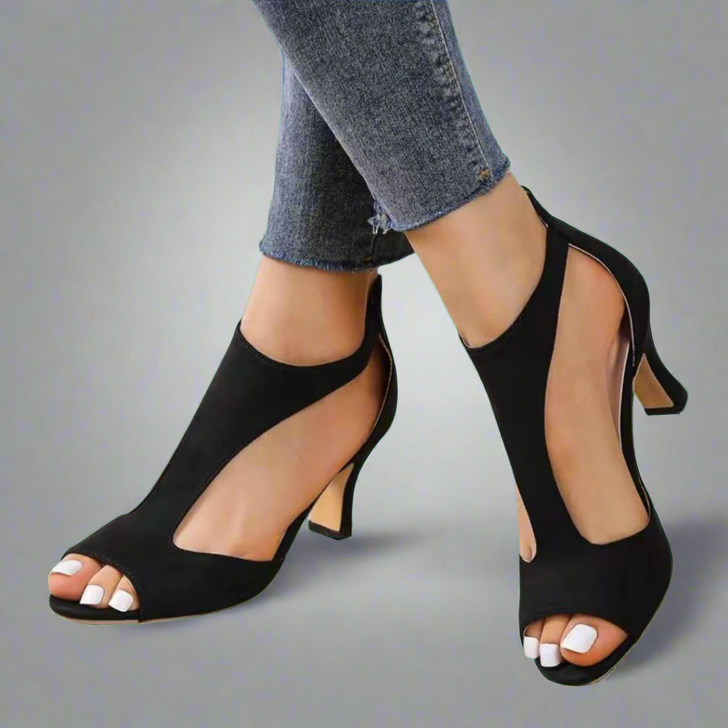 Annelie | Premium Sandały Stiletto z Zapięciem