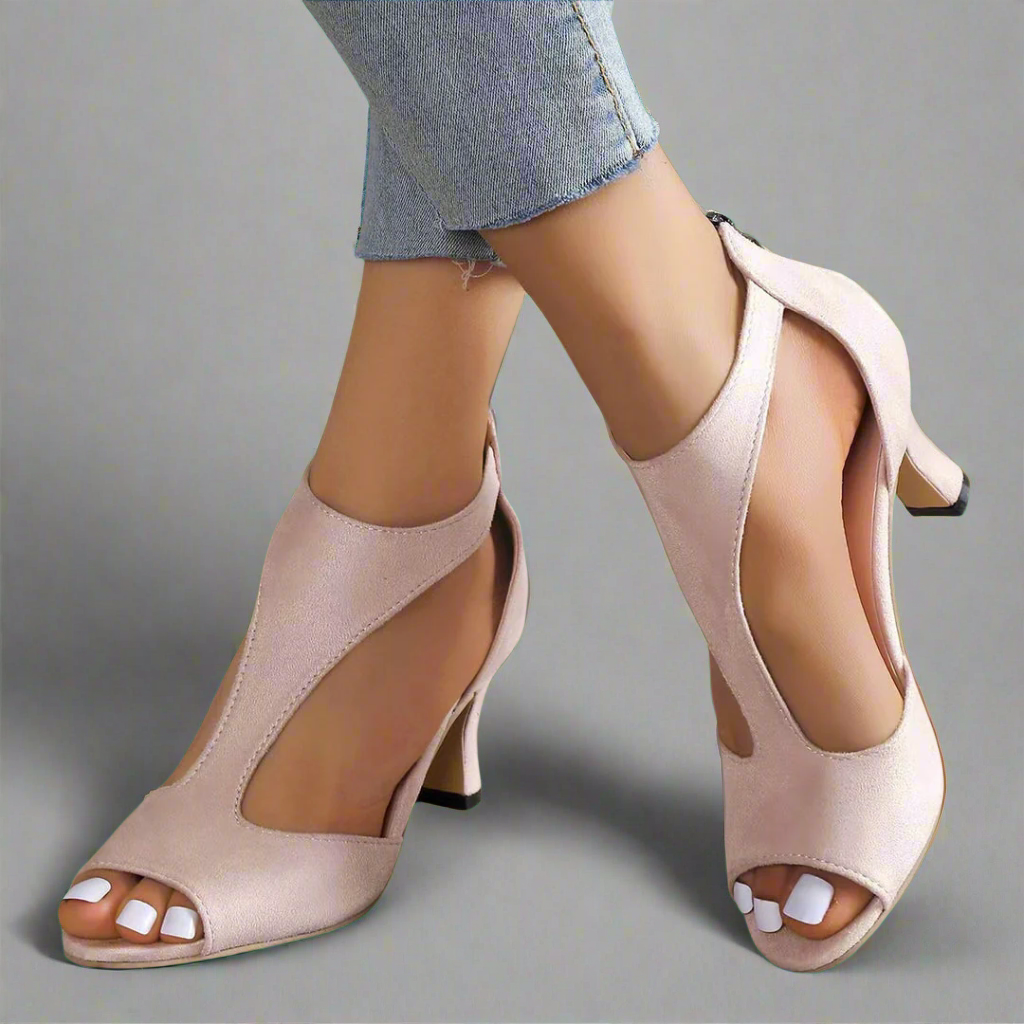 Annelie | Premium Sandały Stiletto z Zapięciem