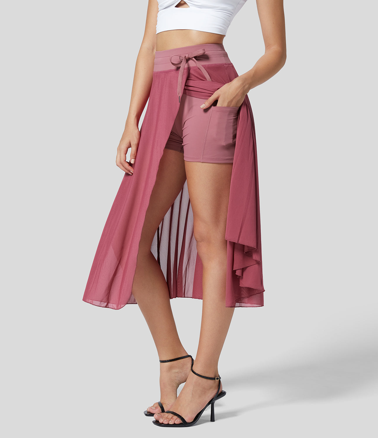Livan | Elegancka spódnica 2-w-1