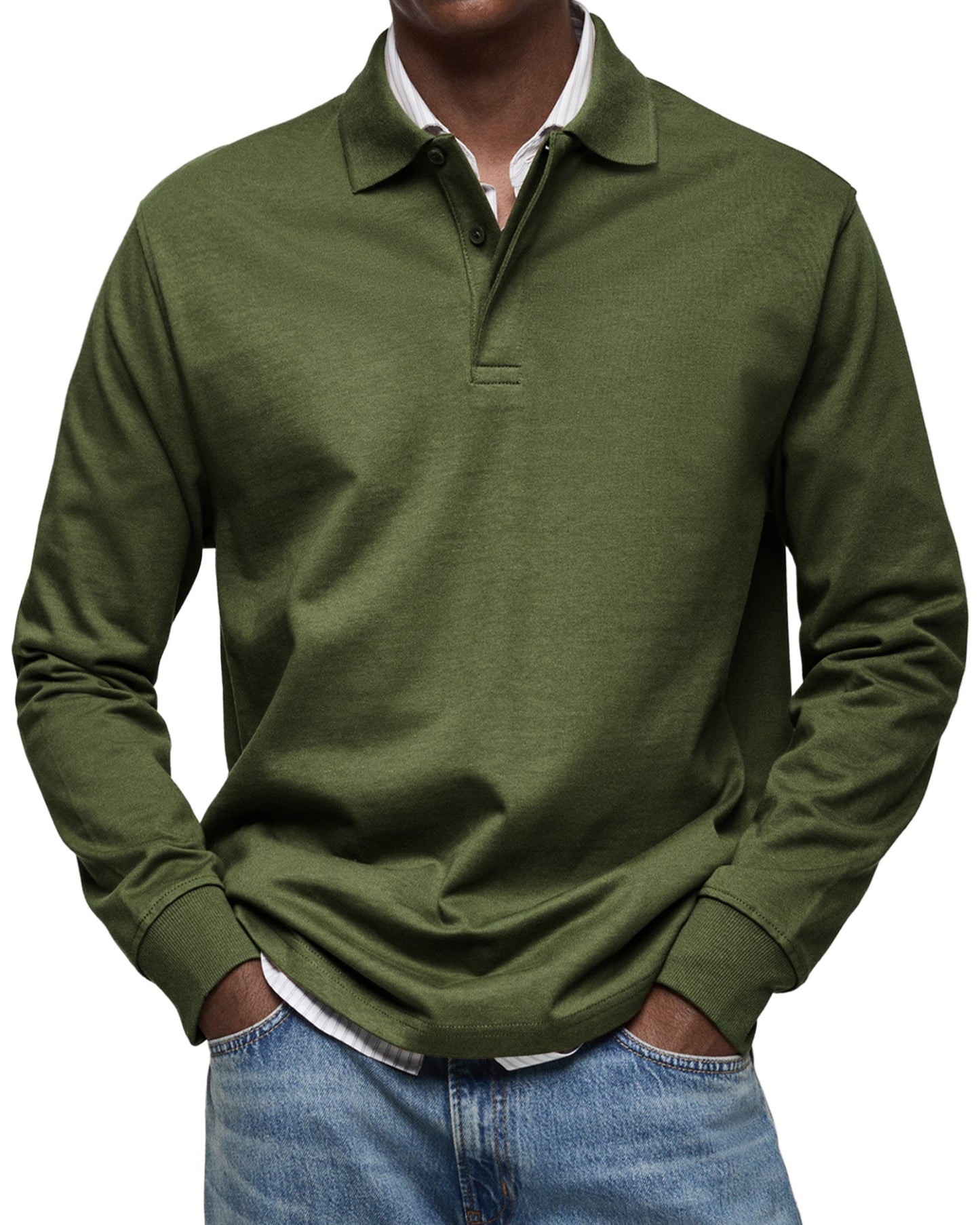 Nowak™ | Polo z Długim Rękawem Casual