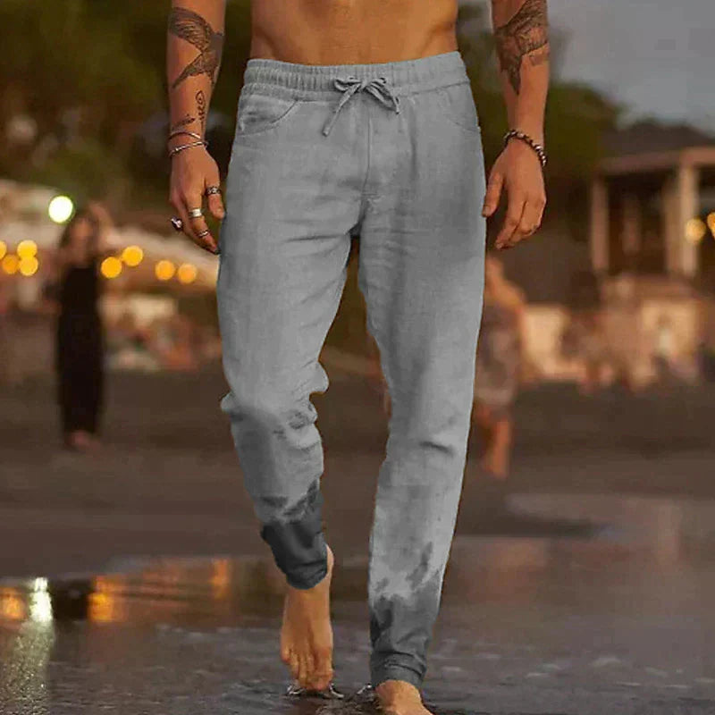Nowak™ | Lnianie spodnie plażowe