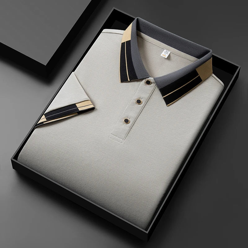 Nowak™ | Polo z kontrastowymi detalami