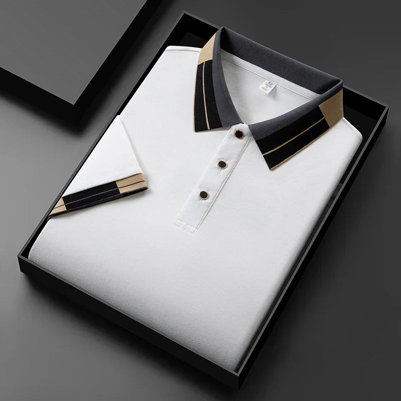 Nowak™ | Polo z kontrastowymi detalami