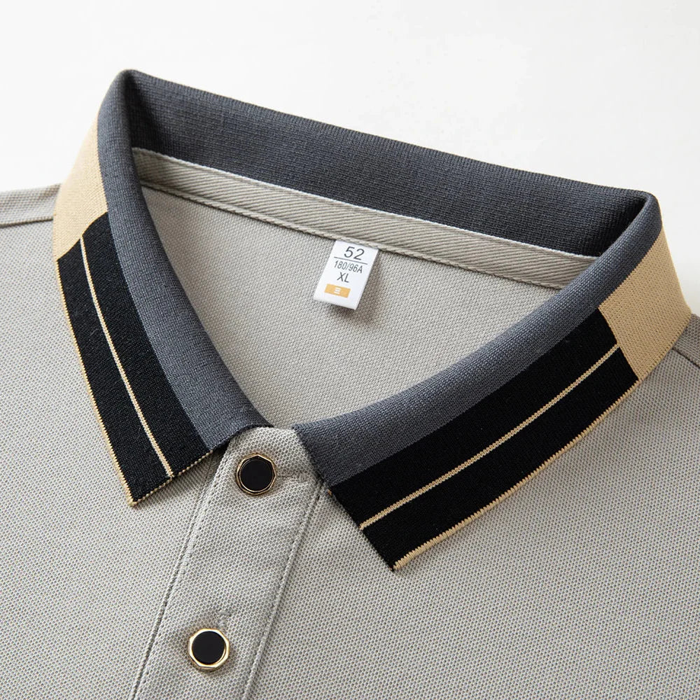 Nowak™ | Polo z kontrastowymi detalami