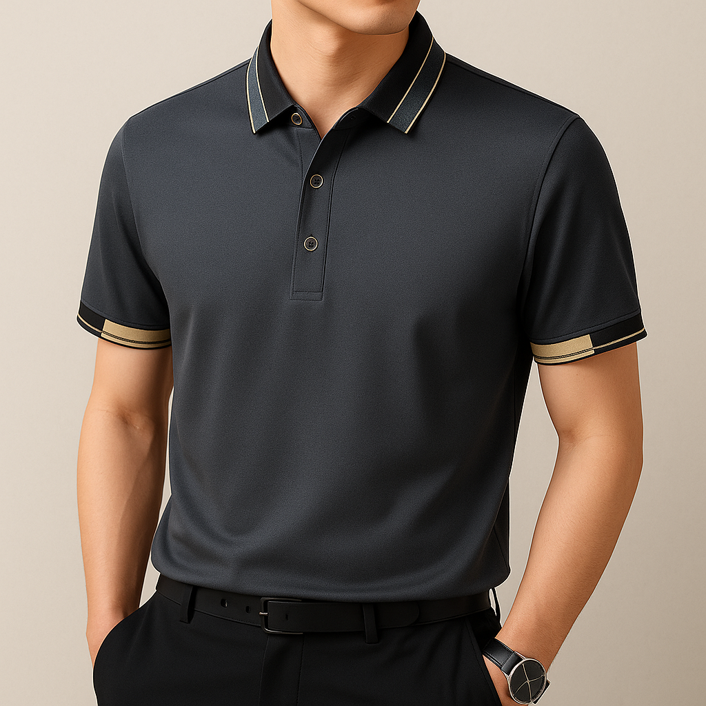 Nowak™ | Polo z kontrastowymi detalami