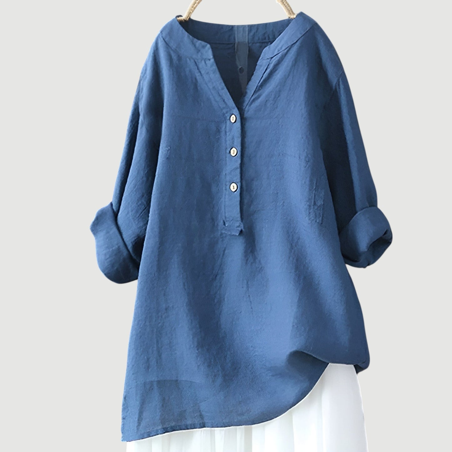 Nowak™ | Przewiewny lniany top na lato