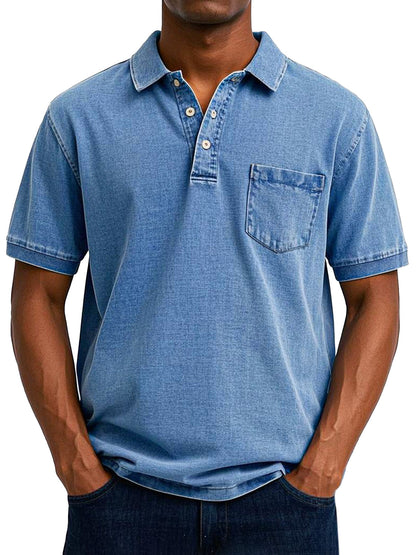 Nowak™ | Vintage casual polo dla mężczyzn