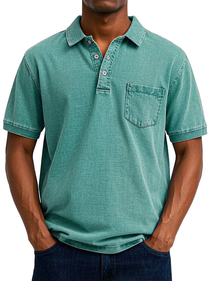 Nowak™ | Vintage casual polo dla mężczyzn