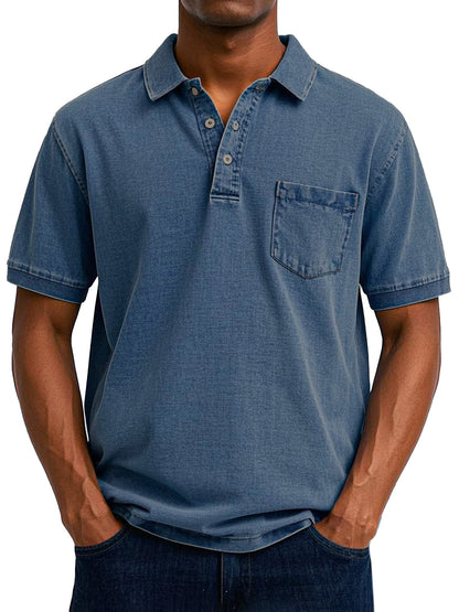 Nowak™ | Vintage casual polo dla mężczyzn