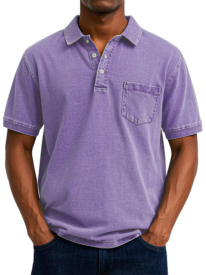 Nowak™ | Vintage casual polo dla mężczyzn