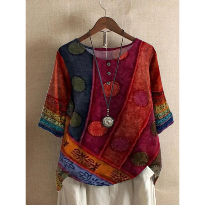 Nowak™ | Kolorowa boho bluzka