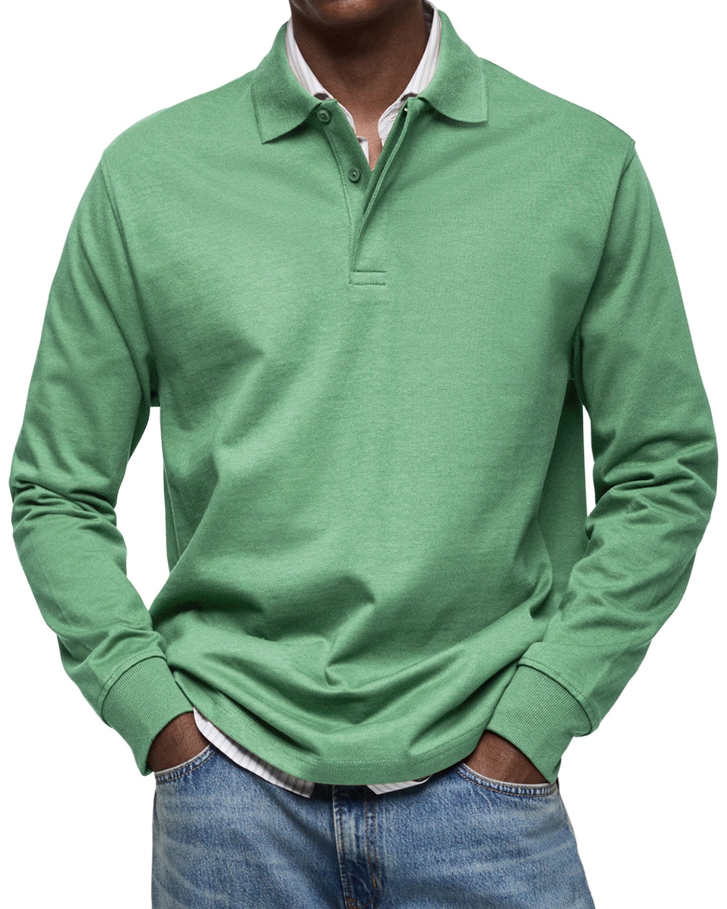 Nowak™ | Polo z Długim Rękawem Casual