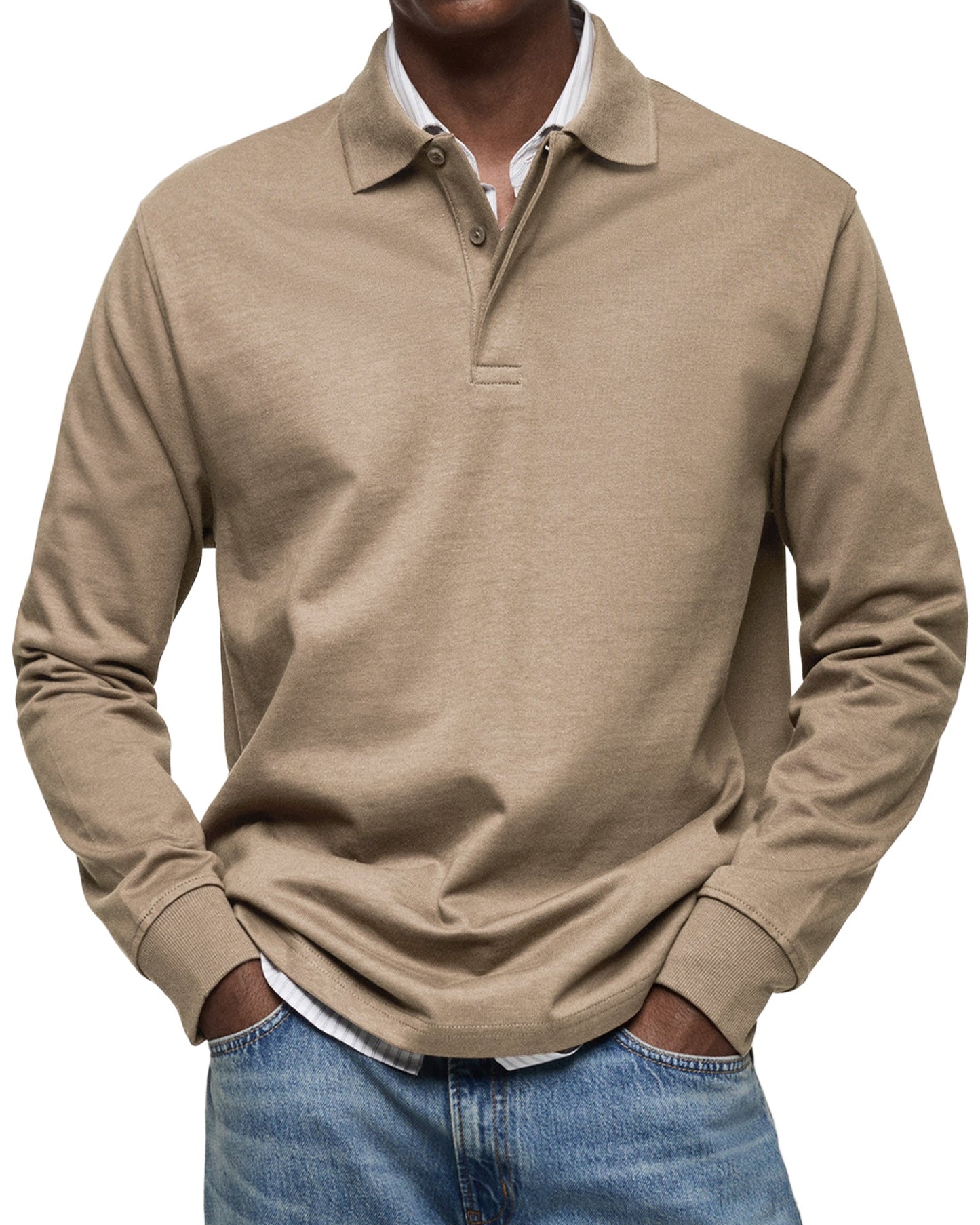 Nowak™ | Polo z Długim Rękawem Casual
