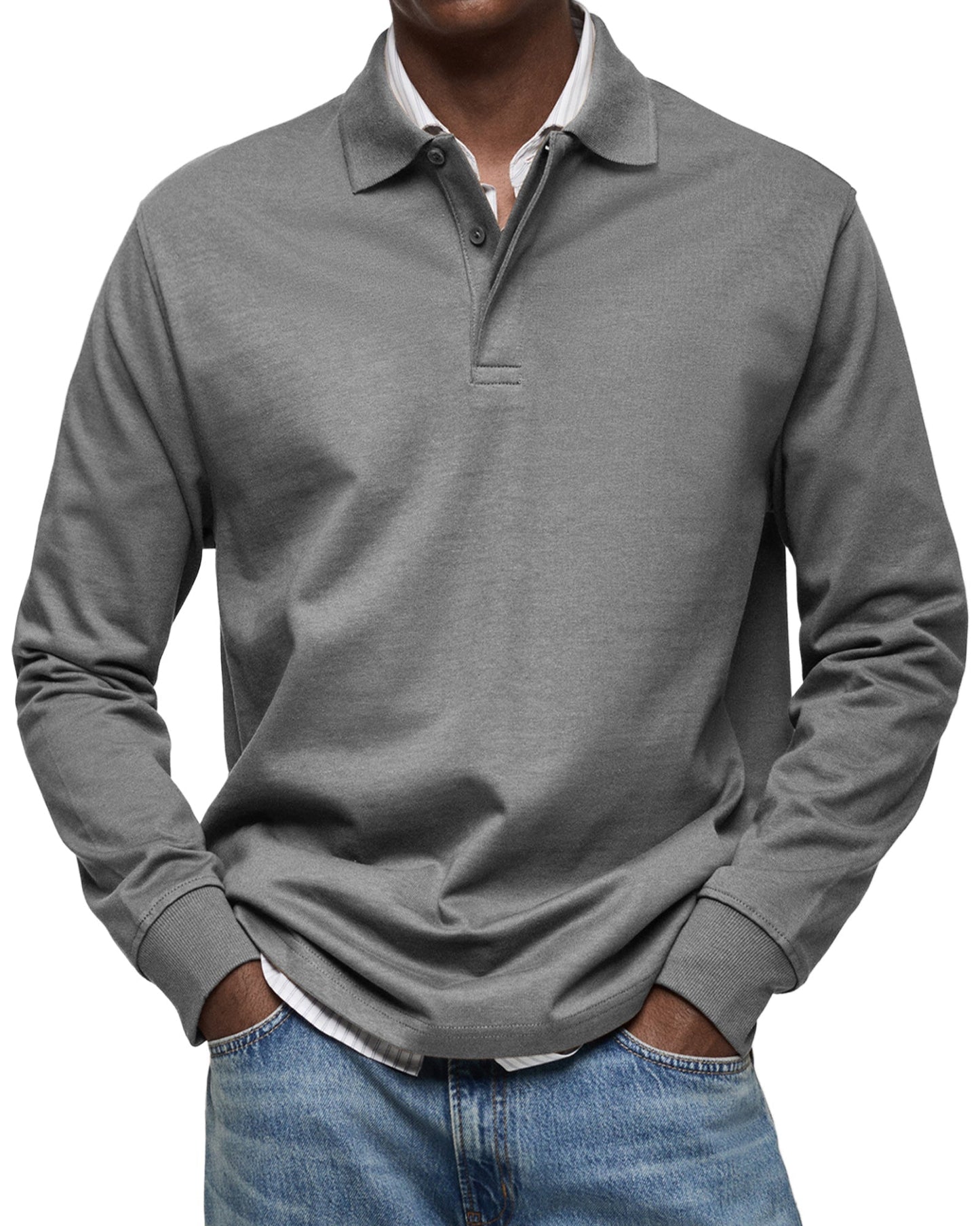 Nowak™ | Polo z Długim Rękawem Casual
