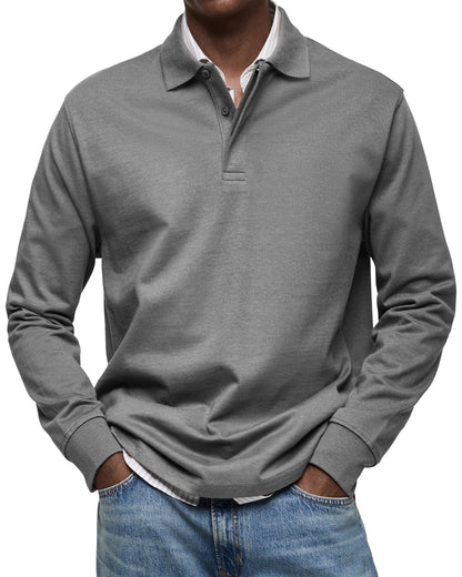 Nowak™ | Polo z Długim Rękawem Casual
