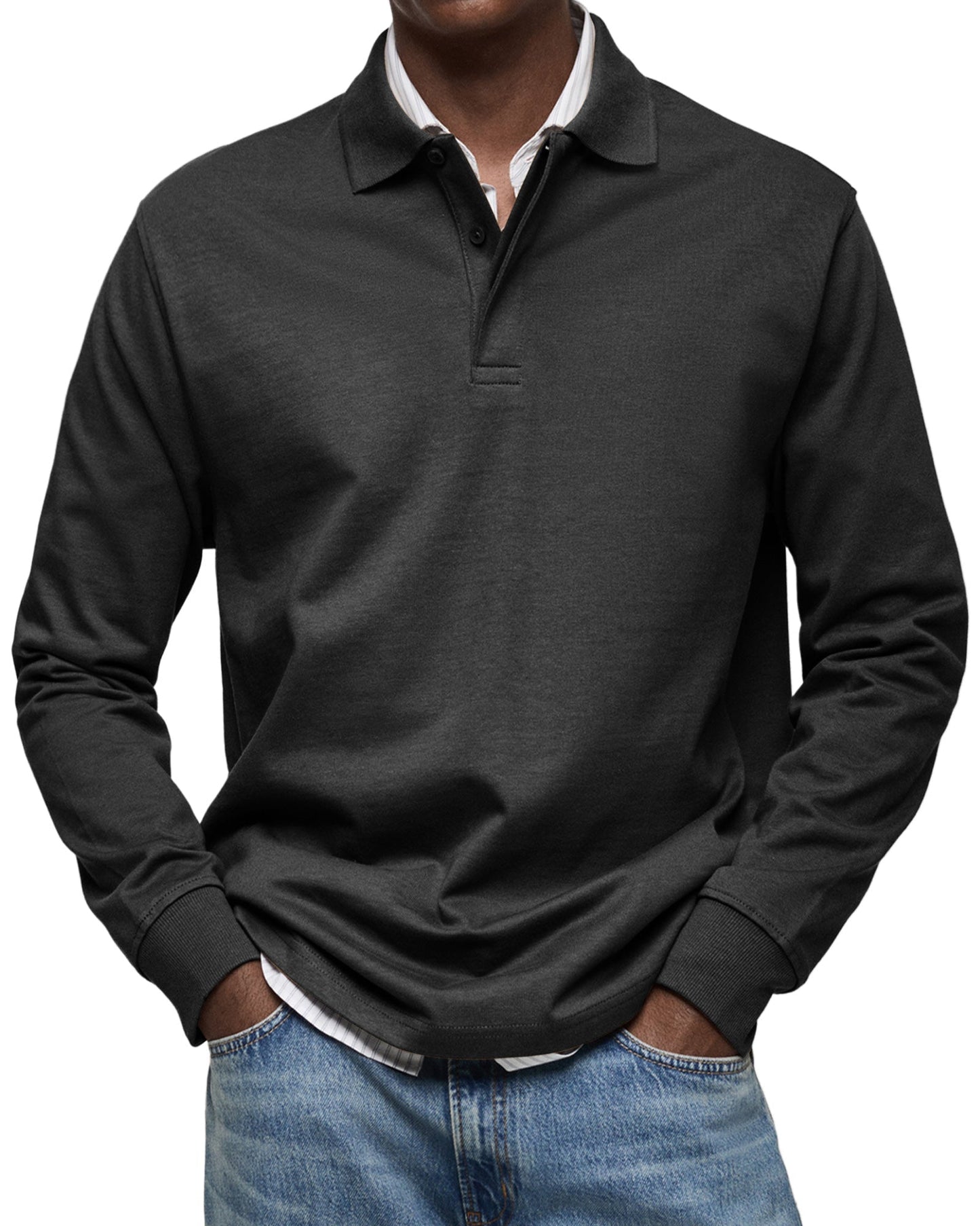 Nowak™ | Polo z Długim Rękawem Casual