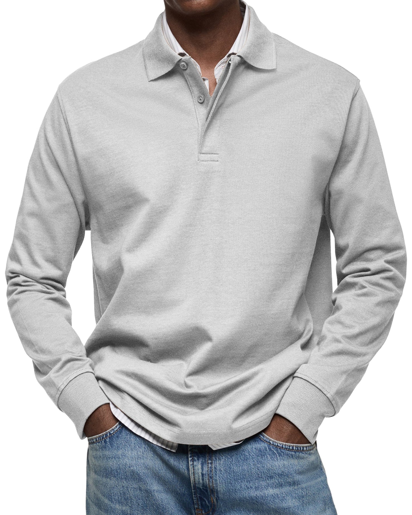 Nowak™ | Polo z Długim Rękawem Casual