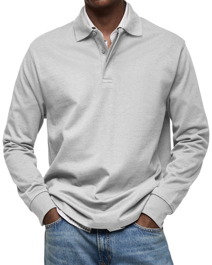 Nowak™ | Polo z Długim Rękawem Casual