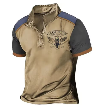Nowak™ | Męska Polo w Stylu Vintage