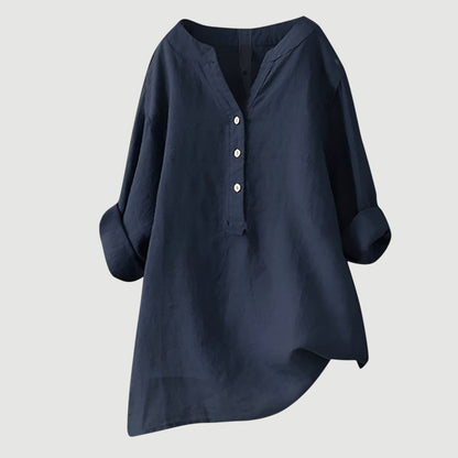 Nowak™ | Przewiewny lniany top na lato