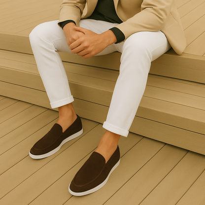 Nowak™ | Eleganckie zamszowe loafersy
