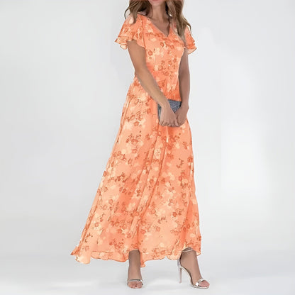 Nowak™ | Elegancka sukienka maxi w kwiaty