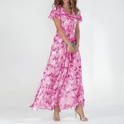 Nowak™ | Elegancka sukienka maxi w kwiaty