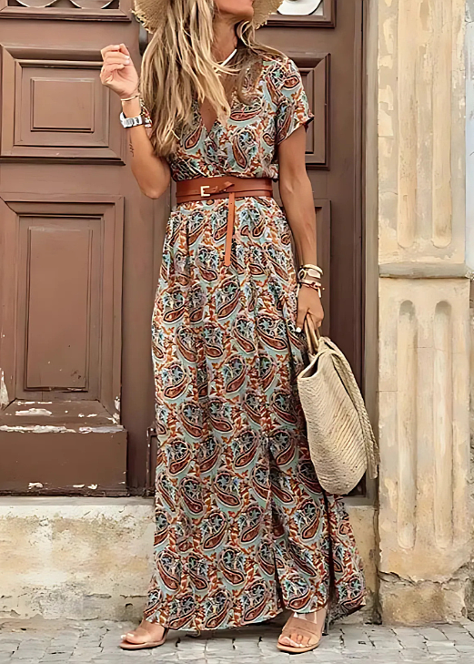 Nowak™ | Zwiewna boho maxi sukienka